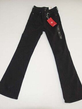 Lucky Brand Women's Uni Fit 1 HIgh Rise Boot Cut Jeans Size 24 NWT Black Stretch